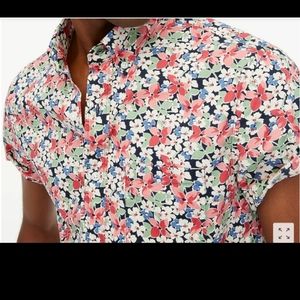 J Crew Slim Fit Short Sleeve Shirt